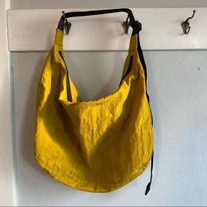 Baggu Crescent bag, Large size, Lentil colorway, gently used